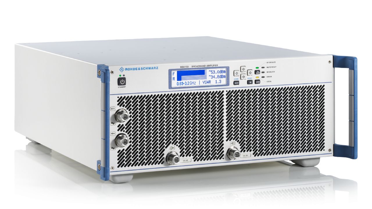 R&S®BBA150 寬頻放大器（4 kHz – 6 GHz，15 W – 3 kW） 角度 3