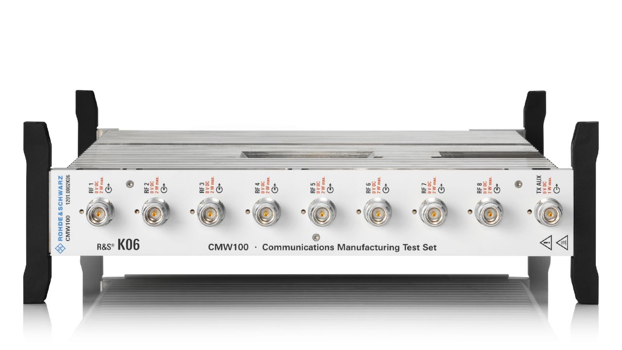 R&SCMW100 通訊製造非訊號測試儀（70 MHz – 6 GHz）