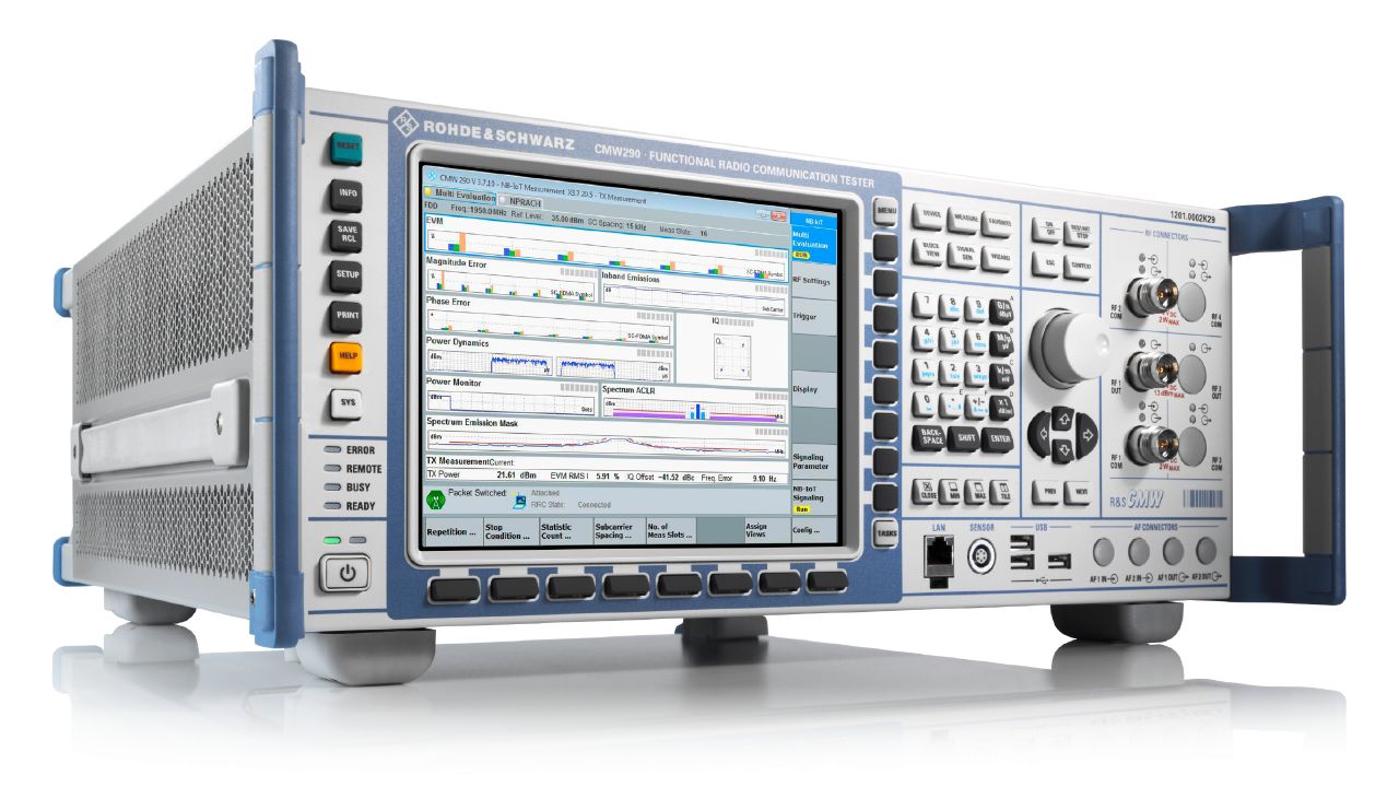 R&SCMW290 緊湊型無線測試儀（NB-IoT / LTE-M / WLAN / Bluetooth） 角度 3