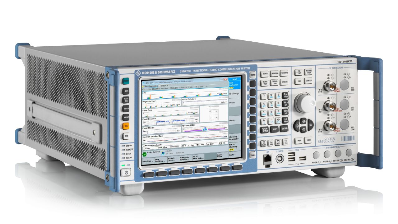 R&SCMW290 緊湊型無線測試儀（NB-IoT / LTE-M / WLAN / Bluetooth） 角度 4