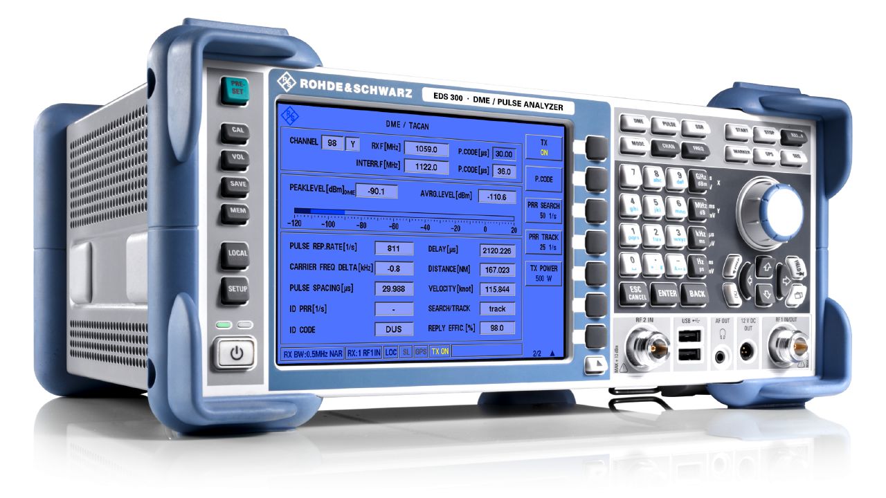 R&SEDS300 航空導航訊號電平與調變分析儀（DME / TACAN，建置與驗證用） 角度 3