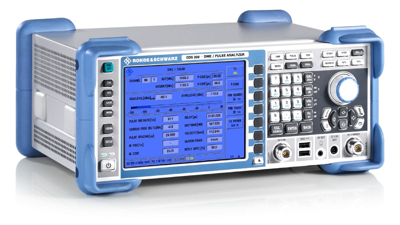 R&SEDS300 航空導航訊號電平與調變分析儀（DME / TACAN，建置與驗證用） 角度 4