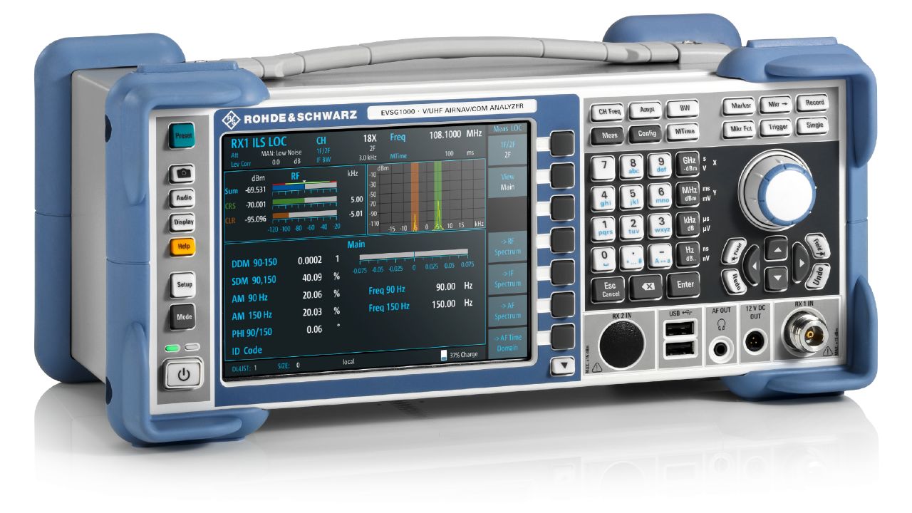 R&SEVSG1000 地面巡檢航空導航分析儀（ILS / VOR / DME / TACAN / GBAS / MB / NDB） 角度 4