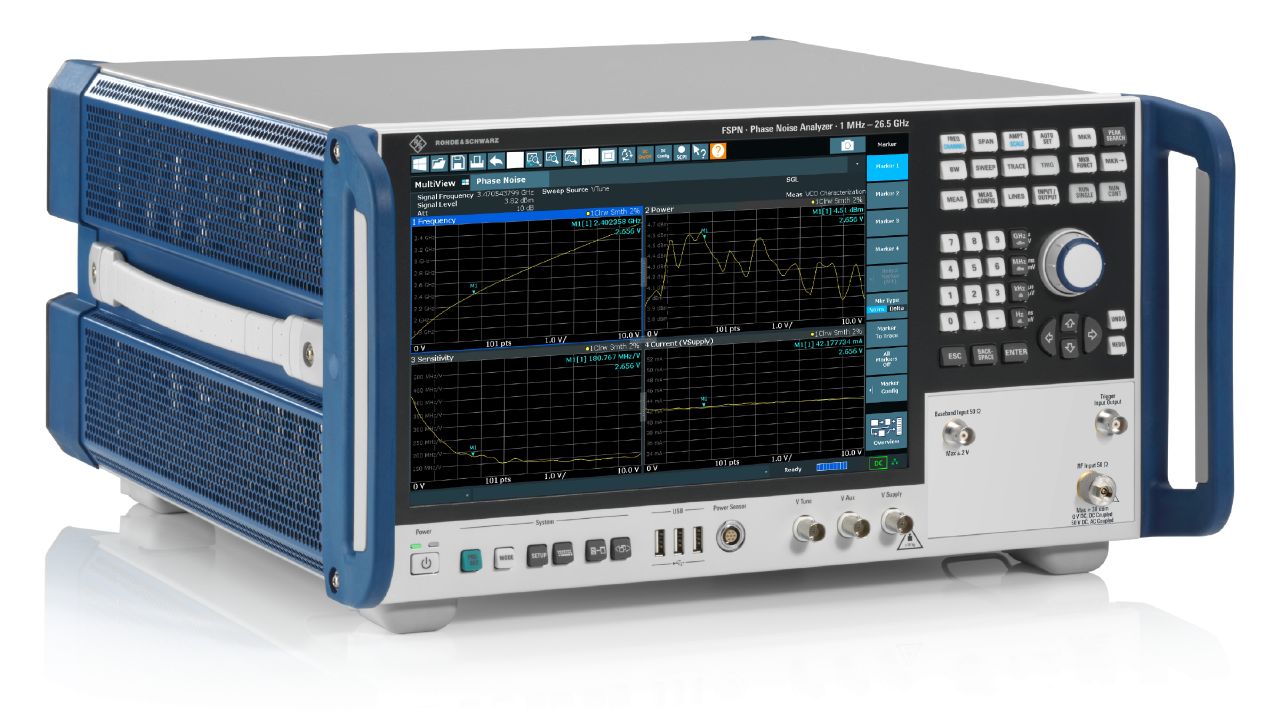 R&SFSPN 相位雜訊分析儀與 VCO 測試儀（1 MHz – 50 GHz） 角度 3