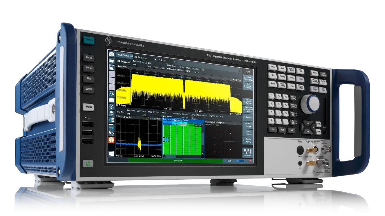 R&S®FSV3000 訊號與頻譜分析儀（10 Hz – 50 GHz） 角度 3