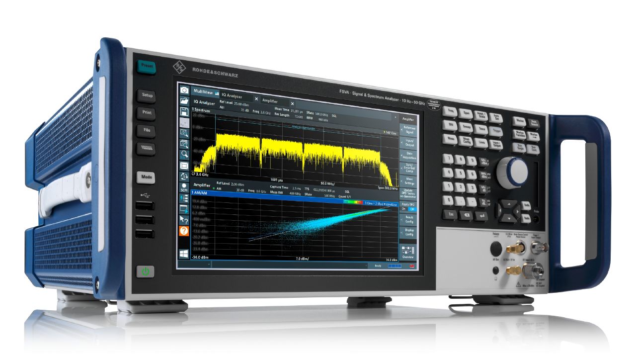 R&S®FSVA3000 高性能訊號與頻譜分析儀（10 Hz – 50 GHz，1 GHz 分析頻寬） 角度 2
