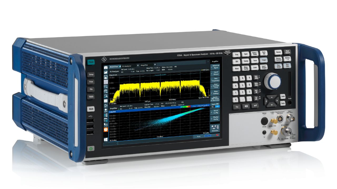 R&S®FSVA3000 高性能訊號與頻譜分析儀（10 Hz – 50 GHz，1 GHz 分析頻寬） 角度 3