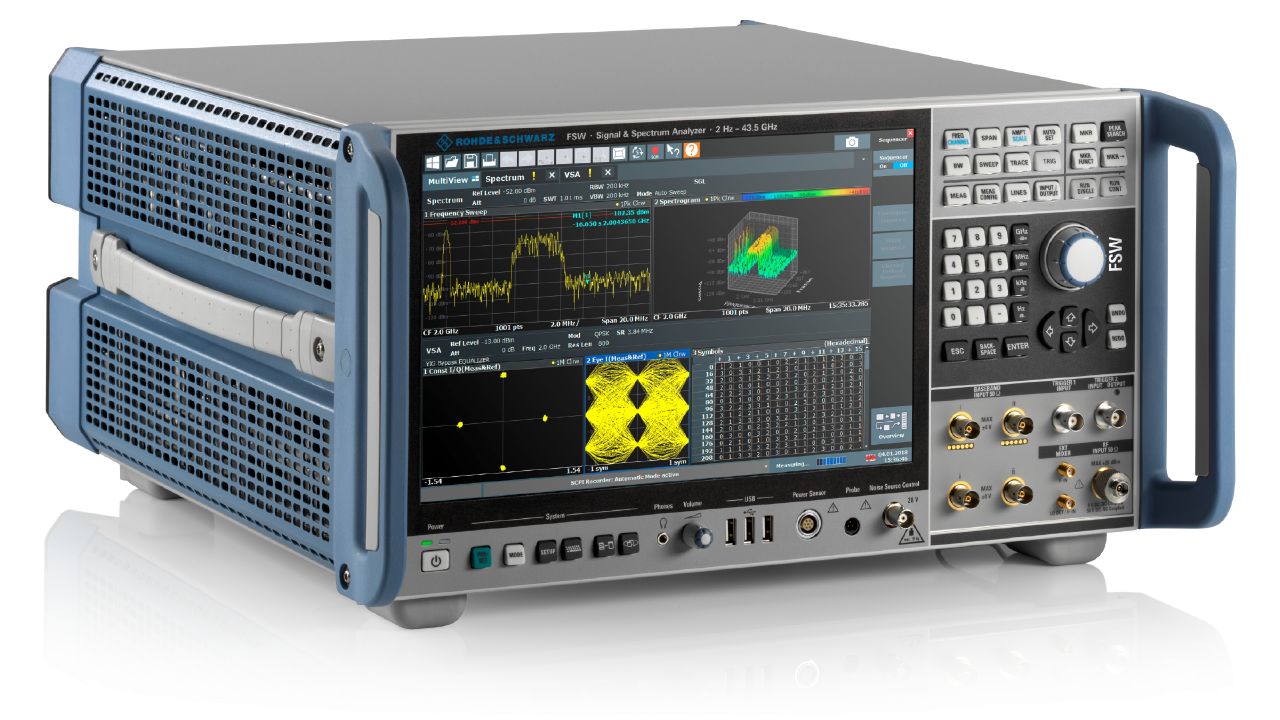 R&S®FSW 旗艦級訊號與頻譜分析儀（2 Hz – 90 GHz，8.3 GHz 分析頻寬） 角度 4