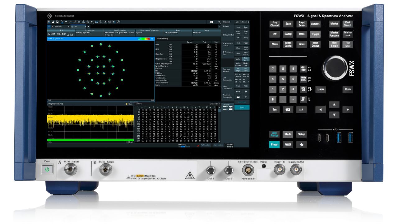 R&SFSWX 多通道訊號與頻譜分析儀（含交叉相關分析，最高 50 GHz）