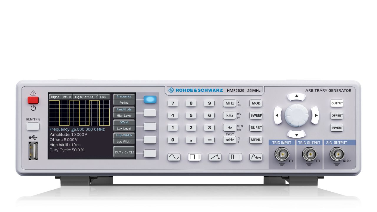 R&SHMF2525 / HMF2550 系列 任意波形函數產生器（10 μHz – 25/50 MHz）