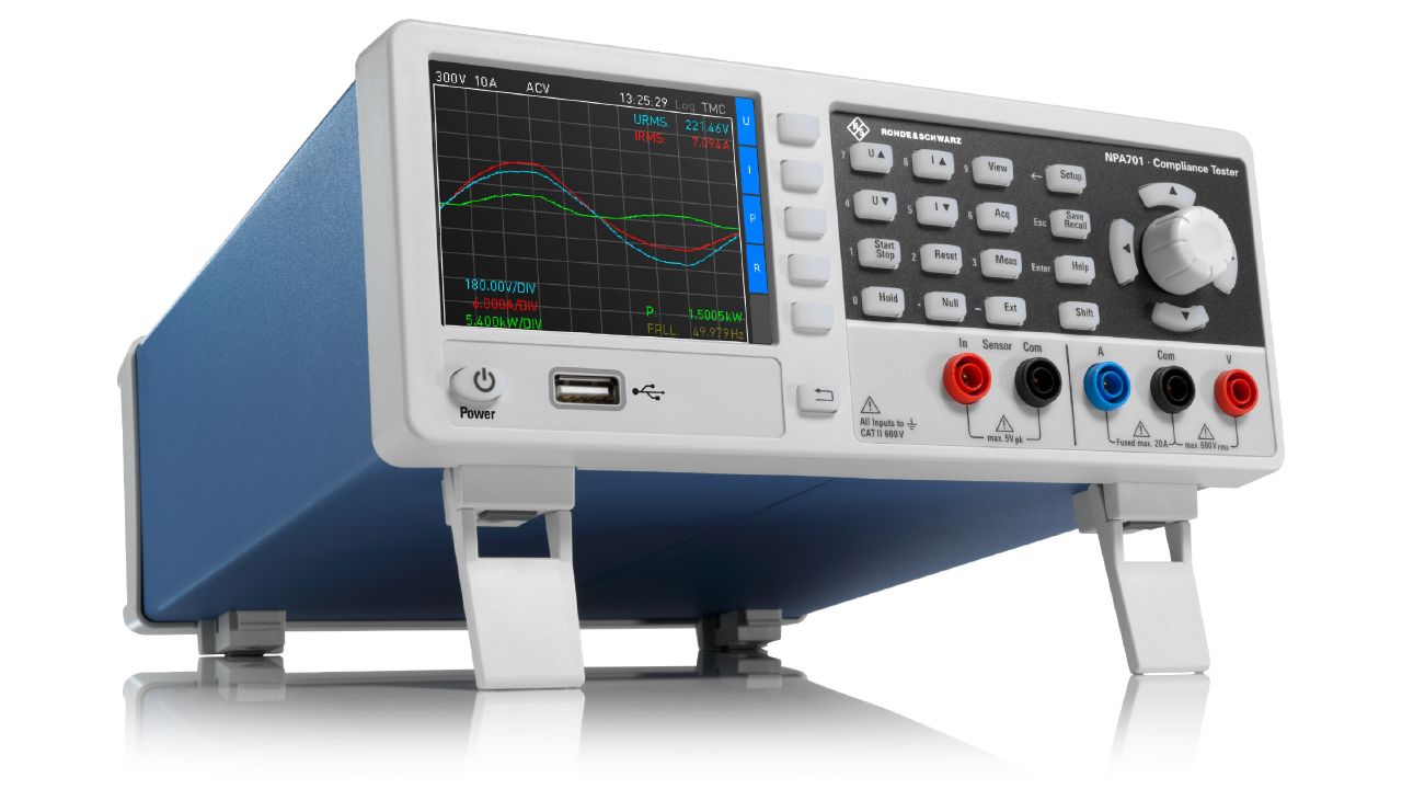 R&SNPA 功率分析儀（50 µW – 12 kW，DC – 100 kHz） 角度 3