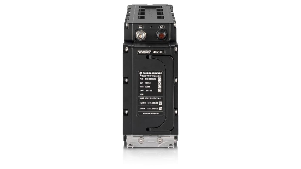 R&S®SOVERON AR 機載軟體定義無線電