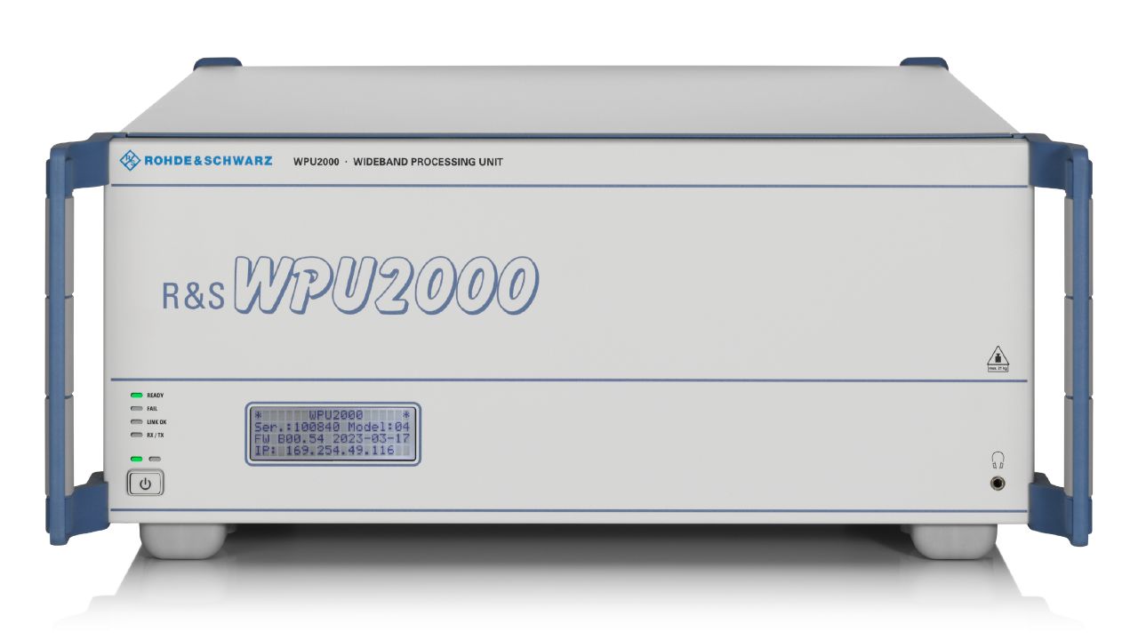 R&S®WPU2000 寬頻訊號處理單元（8 kHz – 40 GHz，即時頻寬最高 2 GHz） 角度 2