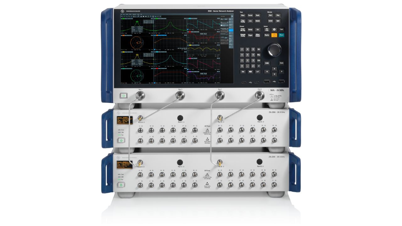 R&SZNB3000 向量網路分析儀（9 kHz – 43.5 GHz，超高速生產測試） 角度 3